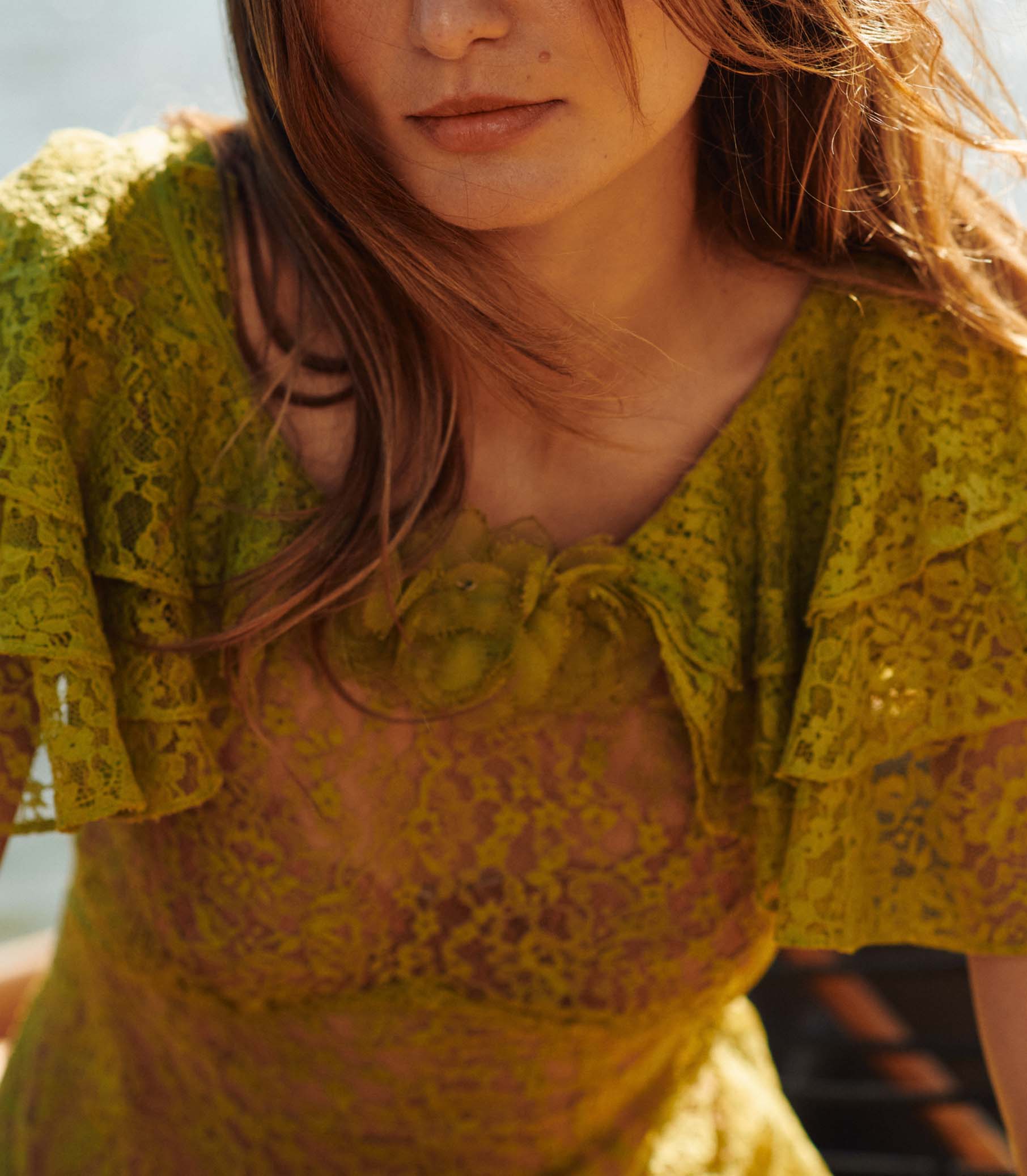 NEVARA DRESS -- GREEN TEA - Image 3