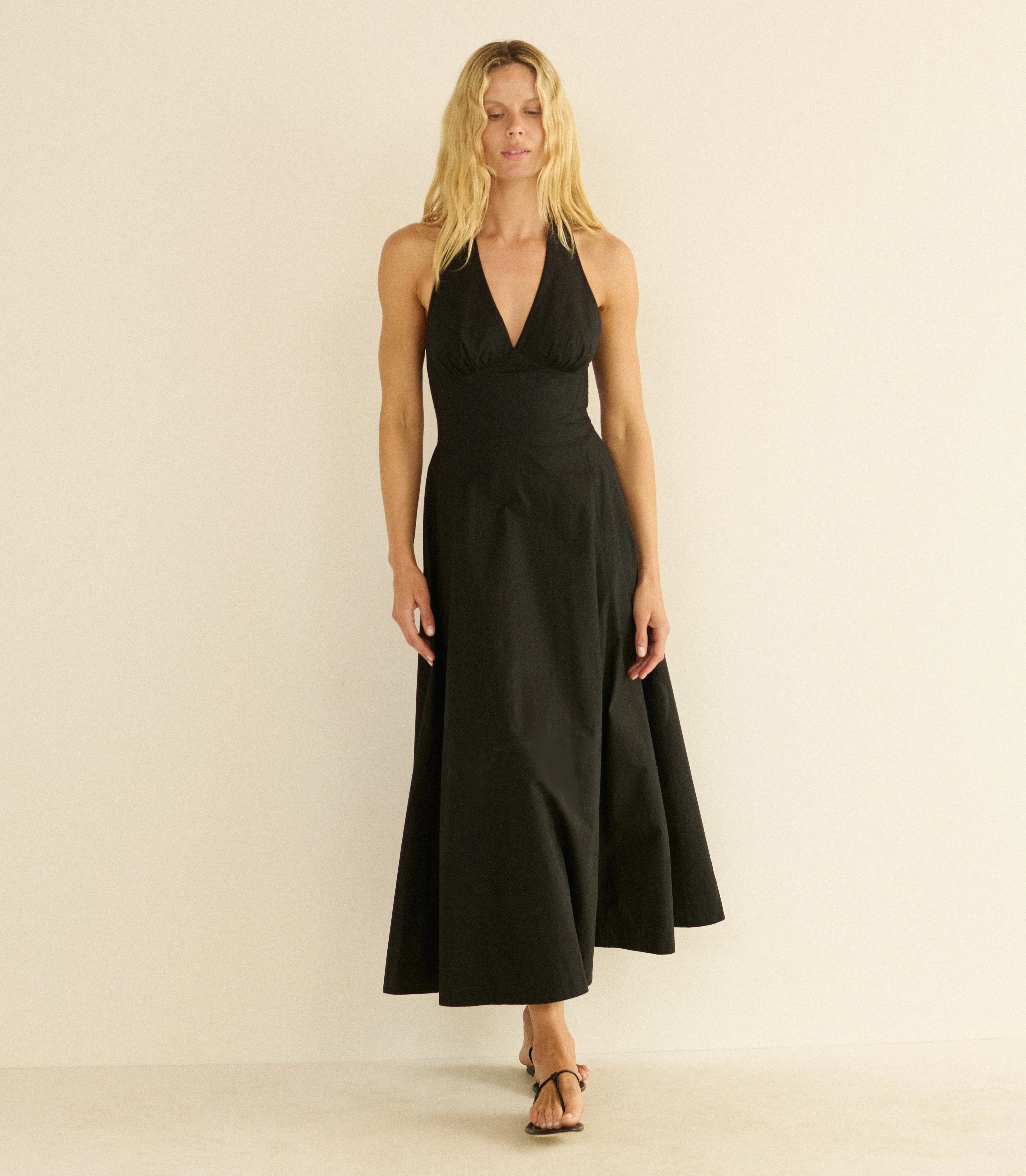 ROSETTA DRESS -- BLACK - Image 2