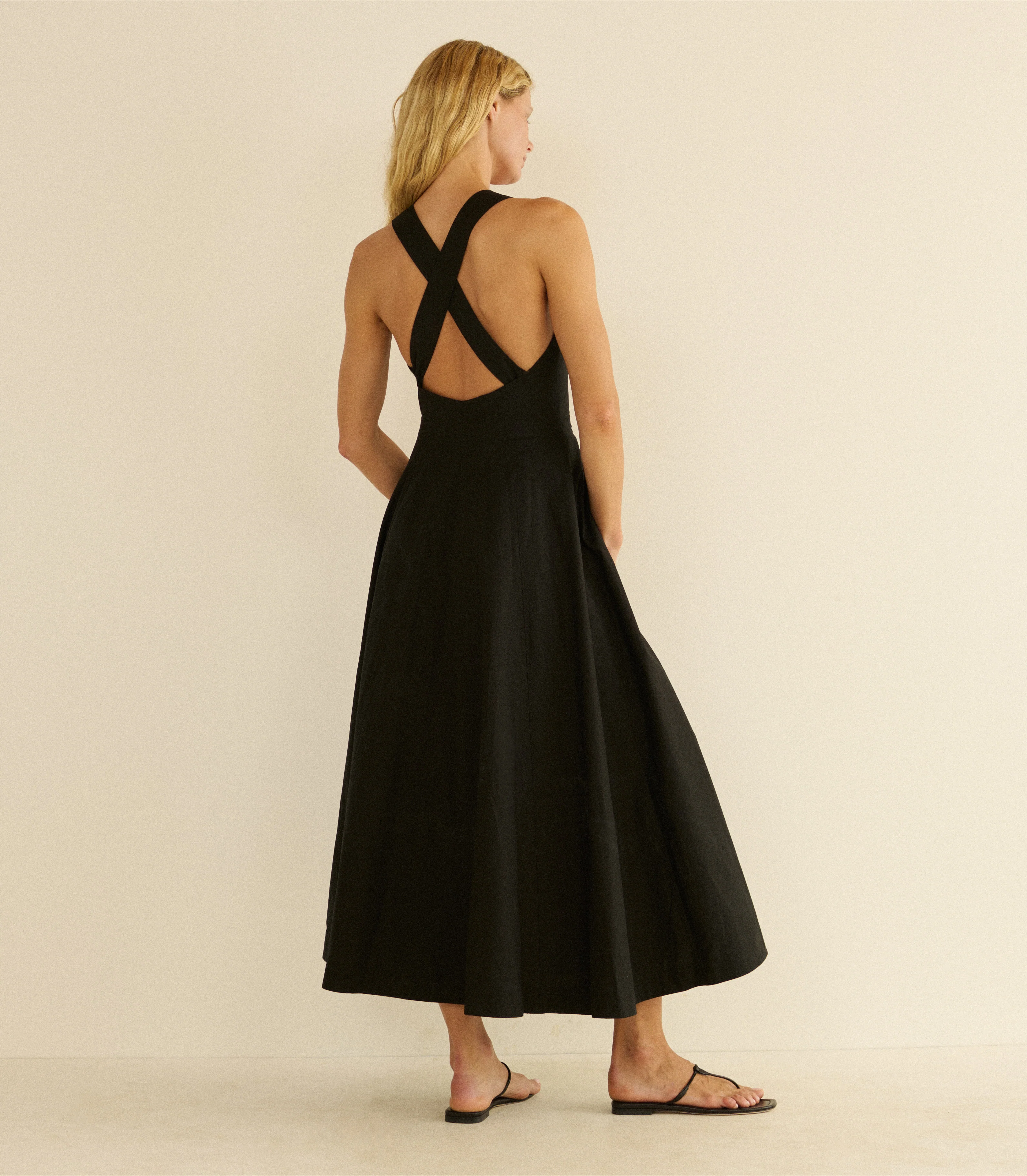 ROSETTA DRESS -- BLACK - Image 5